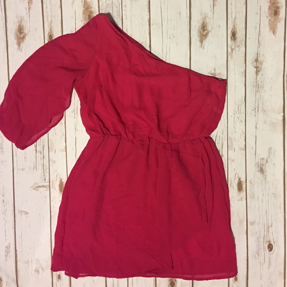 One Should Pink Chiffon Dress